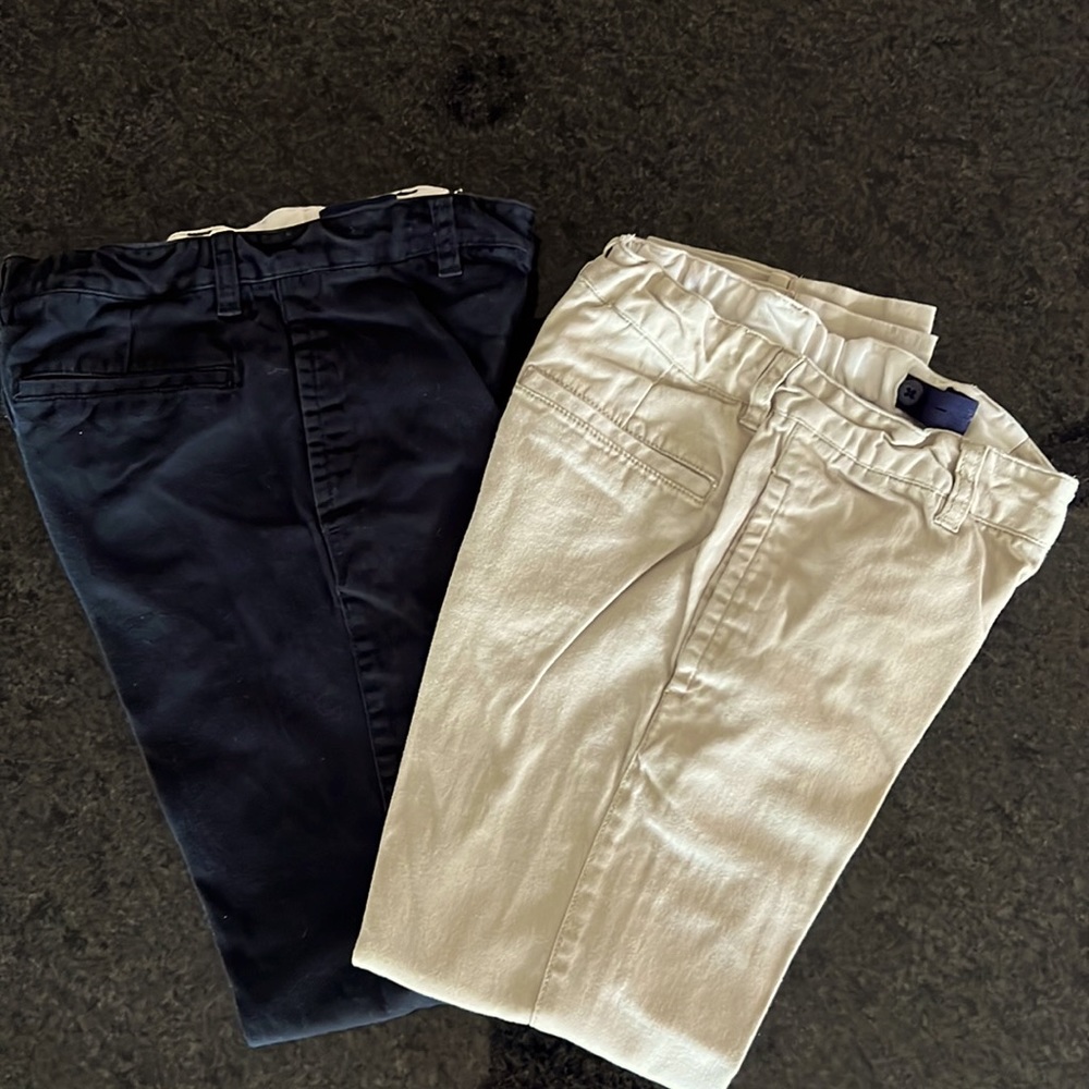 2 Pairs Boys Gap Uniform Pants